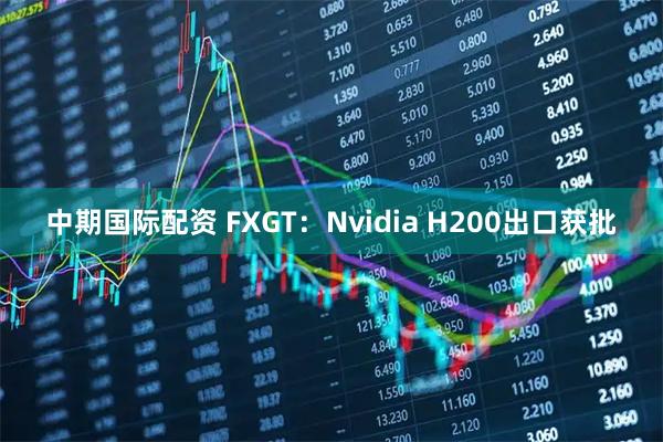 中期国际配资 FXGT:Nvidia H200出口获批