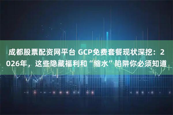 成都股票配资网平台 GCP免费套餐现状深挖：2026年，这些隐藏福利和“缩水”陷阱你必须知道